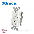 UL 943 GFCI Wall Outlet With Self-test 15A